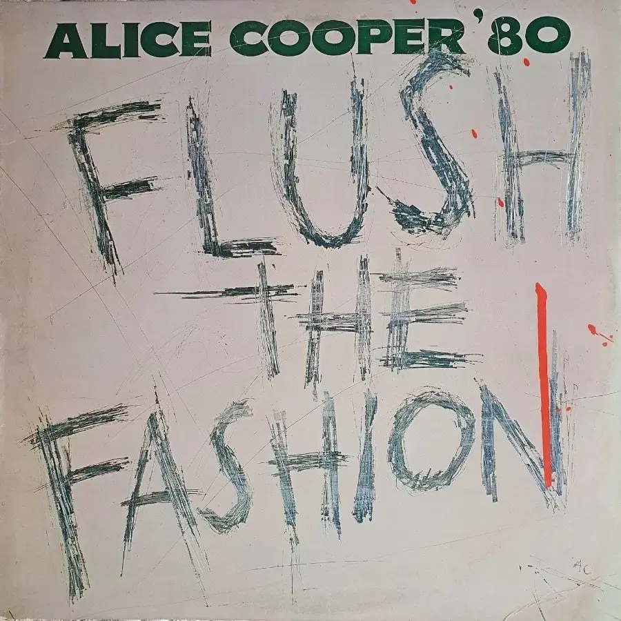 ALICE COOPER - FLUSH THE FASHION LP(미국초반